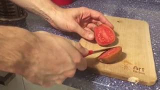 cutting guava — art kitchen