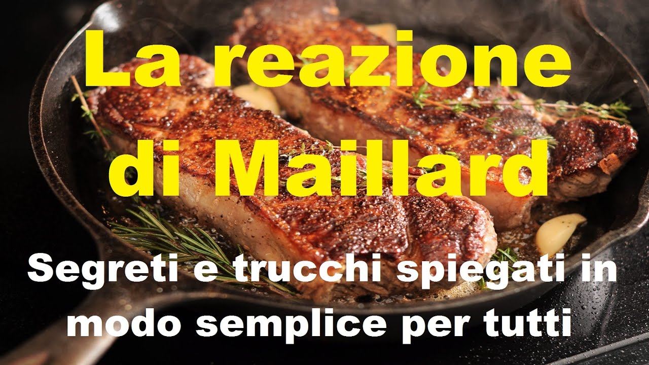 LA REAZIONE DI MAILLARD - come funziona, come ottenerla ed i trucchi per un risultato perfetto.