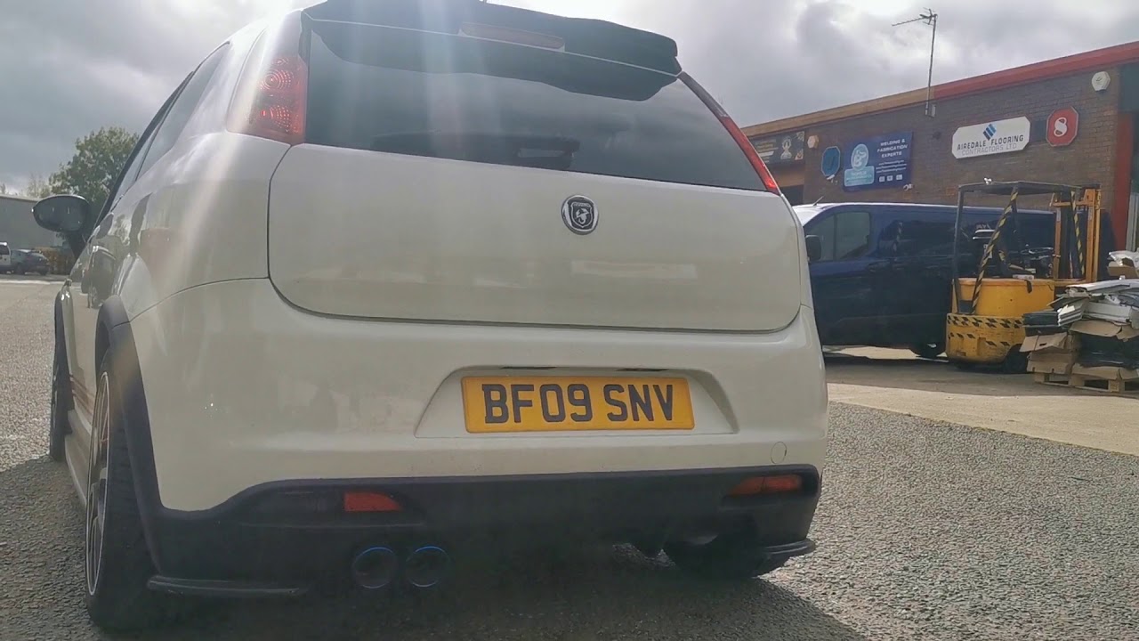 cat back exhaust installation cost Abarth grande punt 2.5