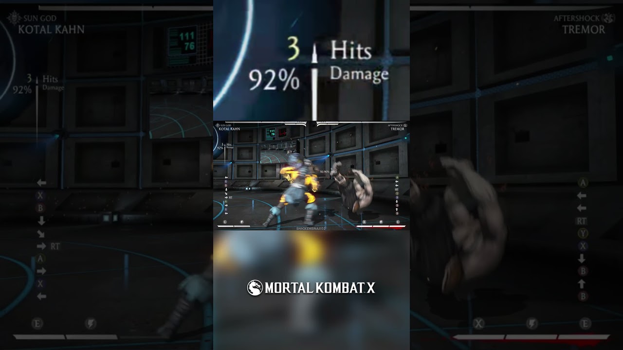 Kotal Kahn (Sun God) 137% Combo (Mortal Kombat X)