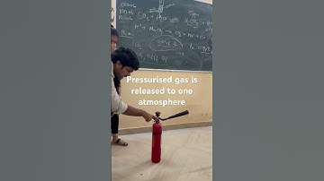 Jule-Thomson effect🧊☘️🧪 #experientiallearning #SMC #CO2gas credits #jagpreetk #ekantim