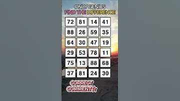 CAN YOU FIND LAST ONE? Find 3 pairs of identical numbers/Dementia Prevention Quizzes/Tests.No.446