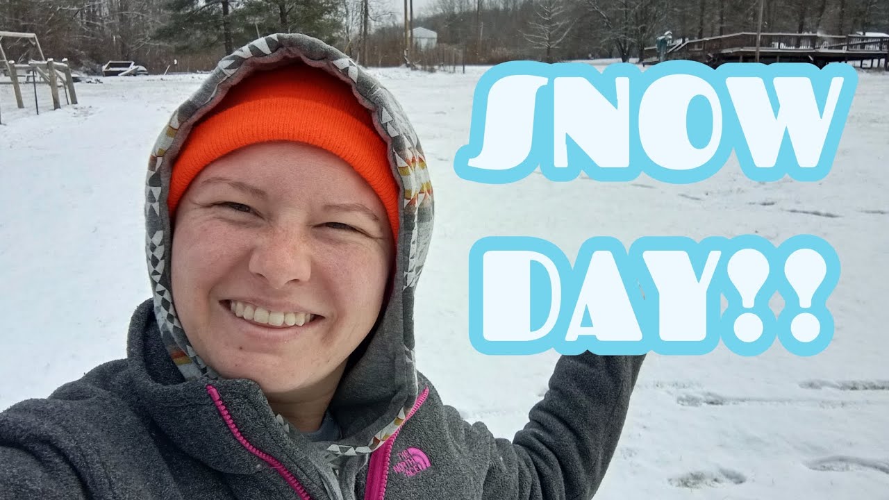 Snow Day on the farm!! - YouTube