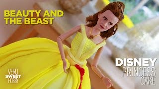 BEAUTY AND THE BEAST 2017 CAKE! Disney Belle Doll Cake - Emma Watson- VeroSweetHobby