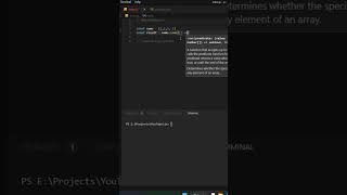 How to know if a javascript array contains any negitive numbers using some #shorts #javascript