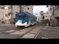阪堺電軌のダイヤモンドクロス Diamond crossing of Hankai Tramway orbit,Osaka,Japan