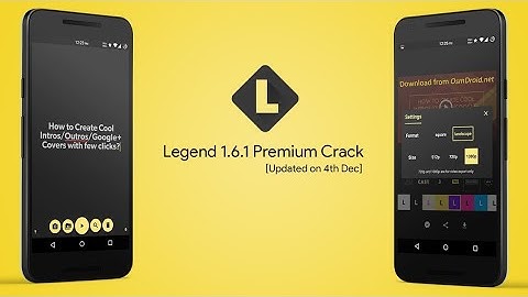 How to Make A Cool Intro Using Legend - Animate Text in Video