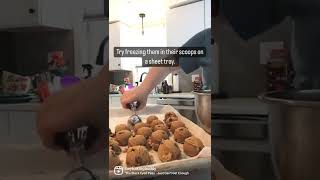 extra cookie dough freezer stash hack