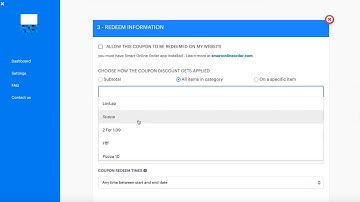 How to use the Perfect Coupons Dashboard for Clover