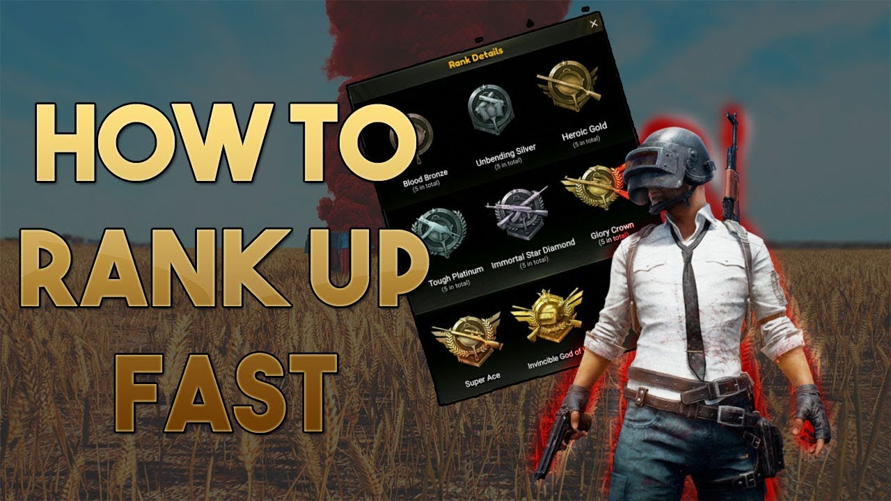 PUBG Mobile | HOW TO RANK UP FAST! | BRONZE TO CONQUEROR - 