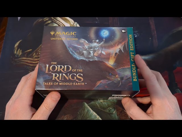 Bundle opening MTG Lord of the Rings Gift Bundle 