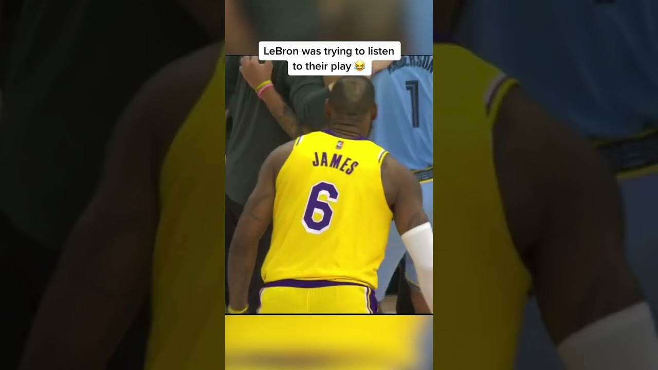 When Lebron Tried To Listen In On Other Team's Huddle