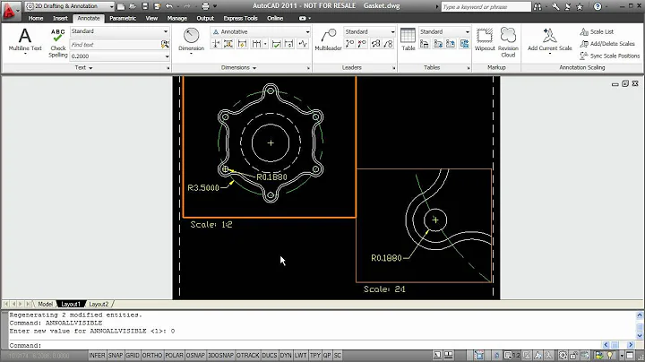 AutoCAD Annotative Objects Tutorial