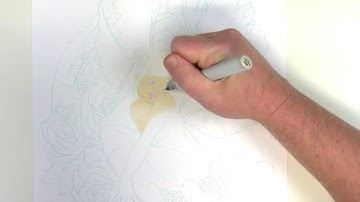 How to Color Skin with Copic Markers, PART 1: Laying in the Base Colors