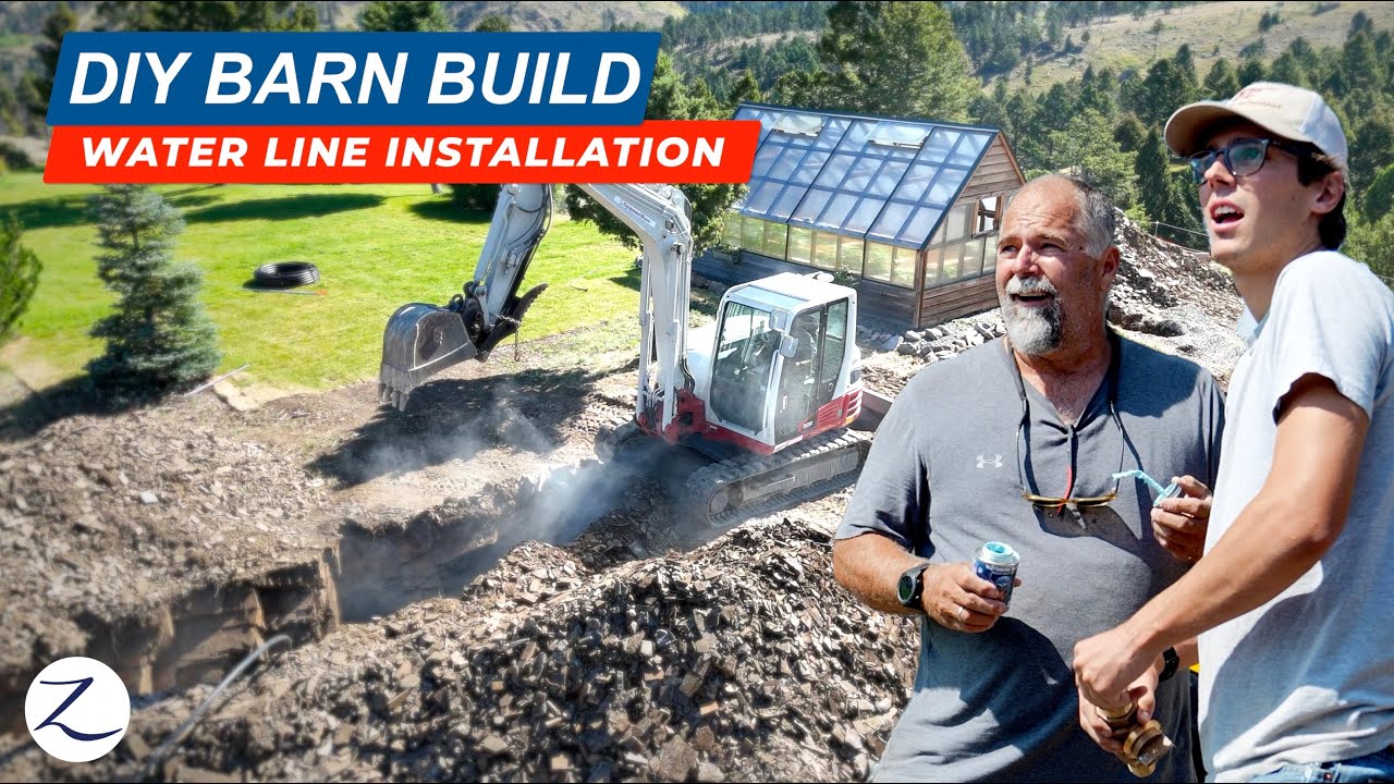 WE INSTALLED WATER LINES all by ourselves! (big mistake?)