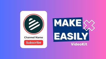 YouTube subscribe button animations | VideoKit promo