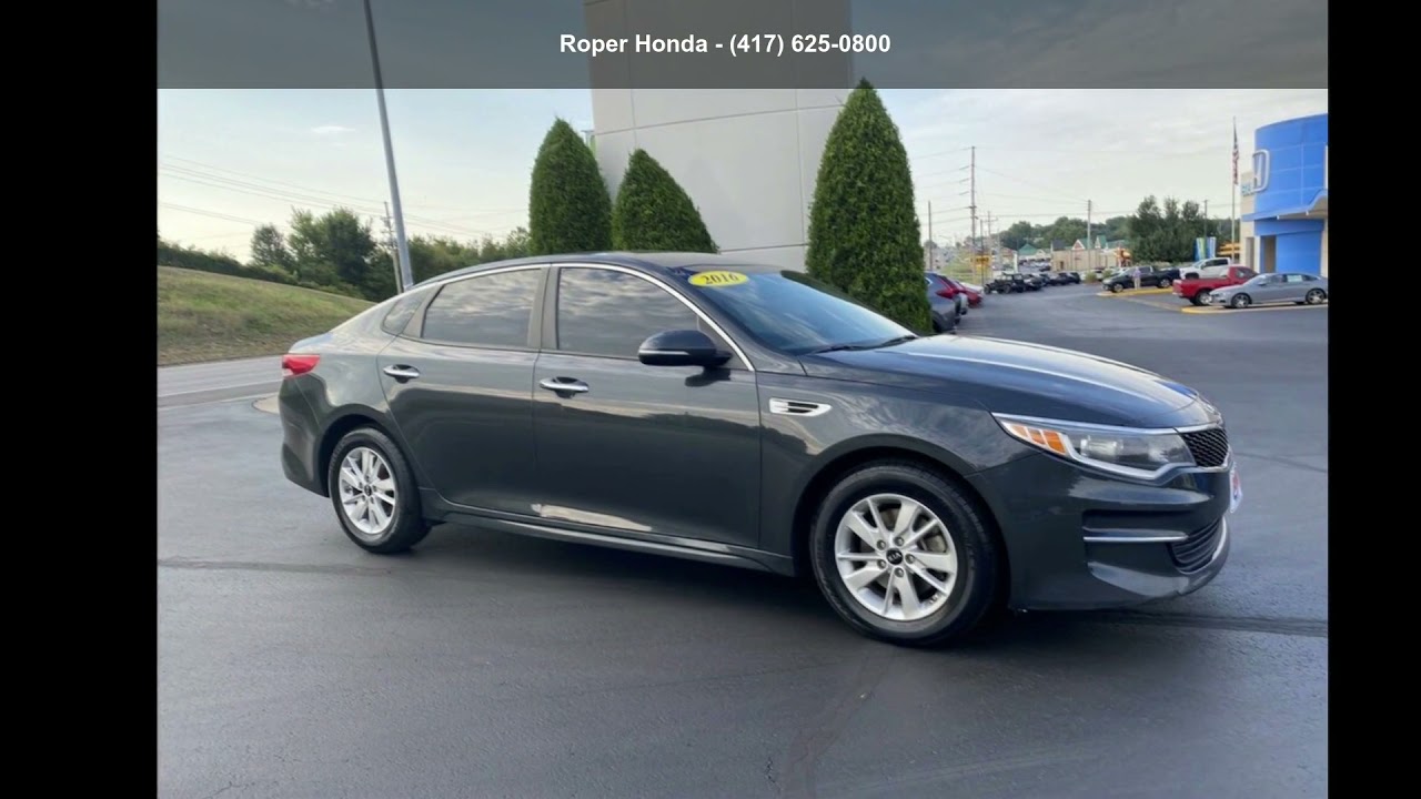 2016 Kia Optima LX Roper Honda Joplin, MO 64801 YouTube