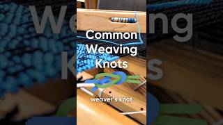 Weaver's Knot Tutorial #weaving #fibreart #learntoweave