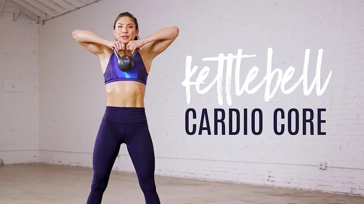 ⏱️ 5 MINUTE EASY KETTLEBELL WORKOUT FOR WOMEN - TOTAL BODY CARDIO CORE 🏋️‍♀️