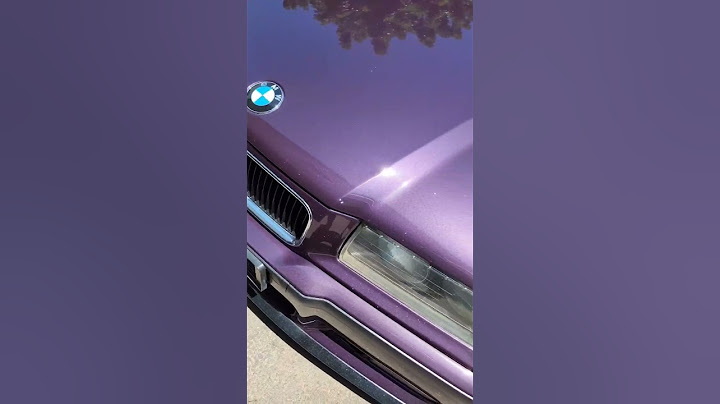 Daytona Violet BMW E36 M3 detailed..