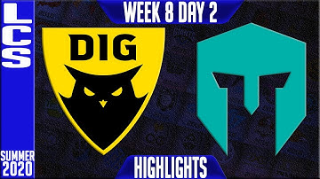 DIG vs IMT Highlights | LCS Summer 2020 W8D2 | Dignitas vs Immortals