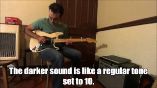 No Load tone pot on-off test , Roadhouse pickups Super alnico.