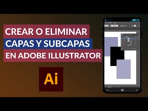 Cómo usar el panel de capas - Crear o eliminar capas y subcapas en ADOBE ILLUSTRATOR