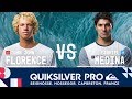 John john florence vs gabriel medina  semifinals heat 2  quiksilver pro france 2017