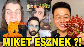 CSIRKE FEJET ESZNEK ?! | GUSZTUSTALAN Mukbang videók reakció