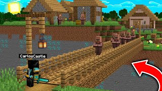 ENCONTRAMOS un PUENTE que une 2 MUNDOS de MINECRAFT! 😍