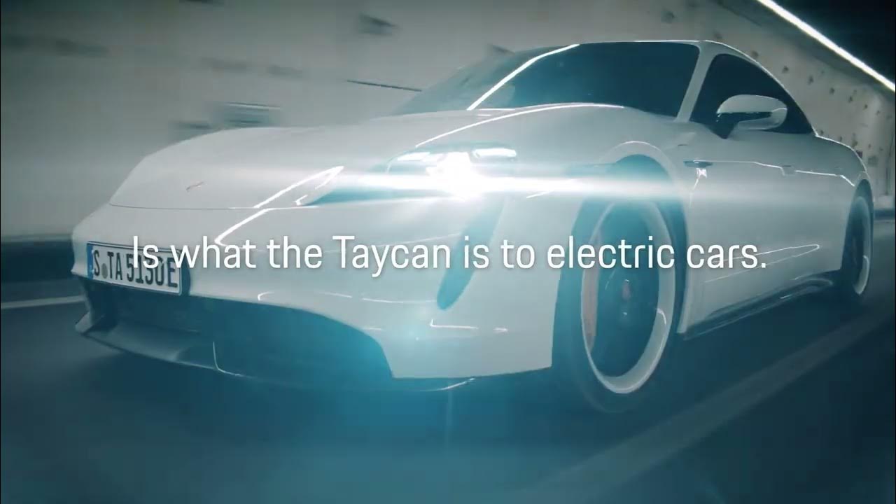 Find Your Dream All-Electric Porsche Taycan - Porsche advert.