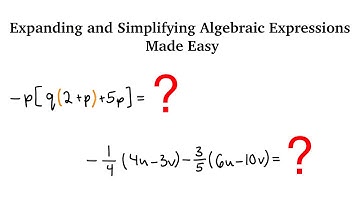 Expanding & Simplifying Algebraic Expressions Made Easy! Grade 9 Math with Examples & Word Problems
