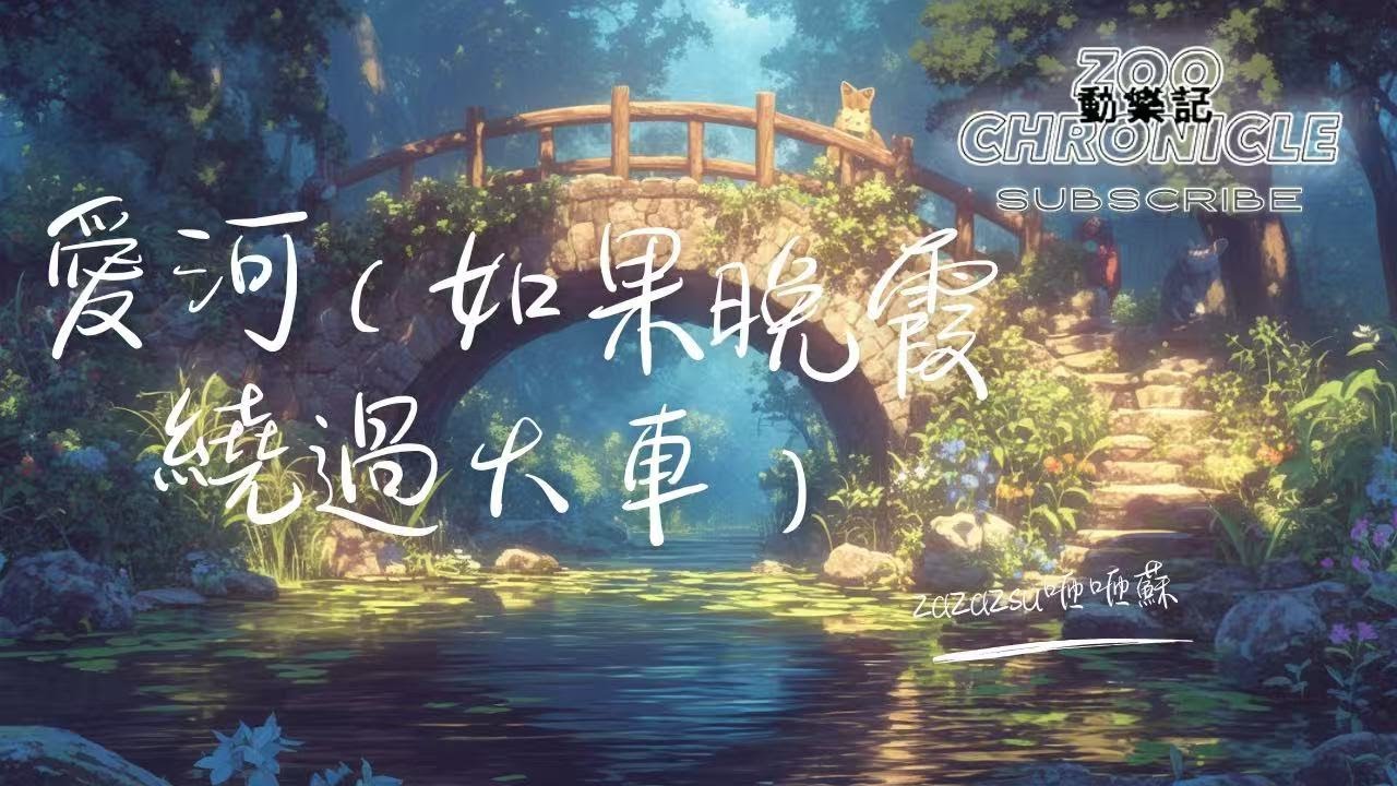 ZaZaZsu咂咂蘇 - 愛河(如果晚震繞過火車) | 無論落日在哪我們都 盪漾著 | 動態歌詞 Lyric Video ZaZaZsu咂咂蘇 - 愛河(如果晚震繞過火車) | 無論落日在哪我們都 盪漾著 | 動態歌詞 Lyric Video