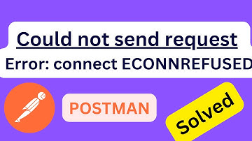 [SOLVED] ECONNREFUSED Error  | POSTMAN ECONNREFUSED Error #postman #programming  #coding #apitesting