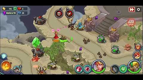 King Of Defense Battle Frontier - World 1 Stage 32 - 2 Heroes