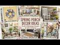 Charming! 🌸 Spring Porch Decor Ideas 2026 Easy DIY Front Porch Styling with Planters & Door Wreath