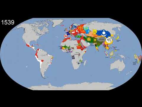 evolutution Of timeline of flags credits @GeographyandSpace
