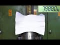 How Strong is Paper? 1500 Sheets of Paper Vs. 150 Ton Hydraulic Press