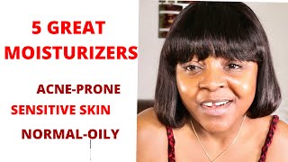 BEST MOISTURIZERS (acne-prone, Sensitive skin, Normal-Oily skin)