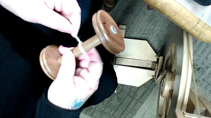 Putting a leader on a bobbin