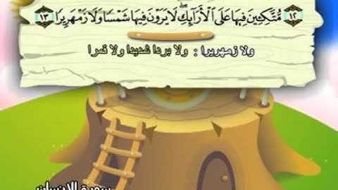 076 -  المصحف المعلم - للقارئ الشيخ محمد صديق المنشاوى - سورة الانسان