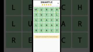Smartle word game 5 stars solution for the May 1st! screenshot 3