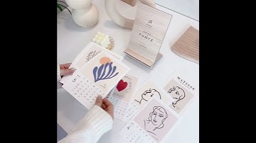 퍼니즈 2022년 탁상달력 앙리마티스A 드로잉 탁상형 캘린더