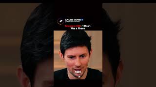 Telegram Ceo I Dont Use A Phone