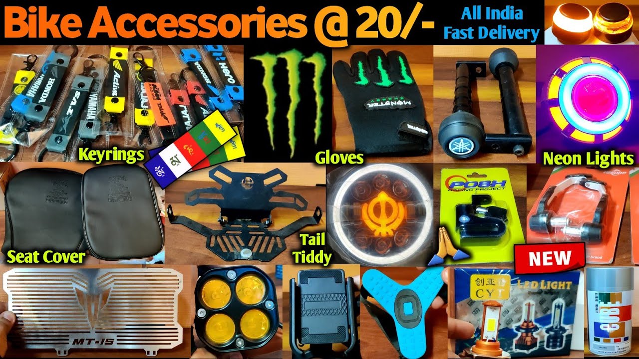 Bike Accessories 20/ Free Gift Karolbagh Delhi Wholesale/Retail