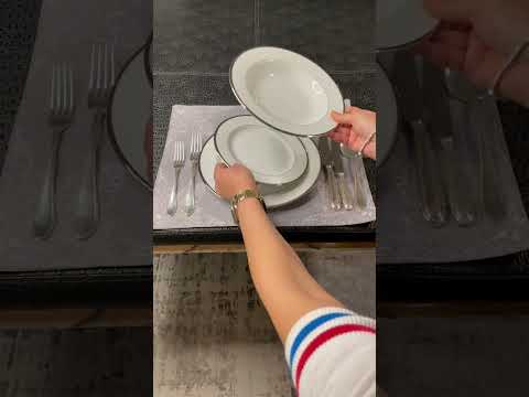 اسهل قواعد لترتيب السفرة    