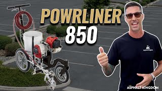 PowrLiner 850 Line Striping Machine by Titan | Asphalt Kingdom Line Stripers screenshot 5