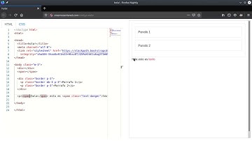 Tags HTML, contenedores: div y span