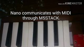 M5STACK Wearable MIDI by Sanjeok