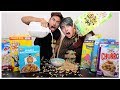 EATING All The WEIRD Cereals with Colby Brock  (TASTE TEST)